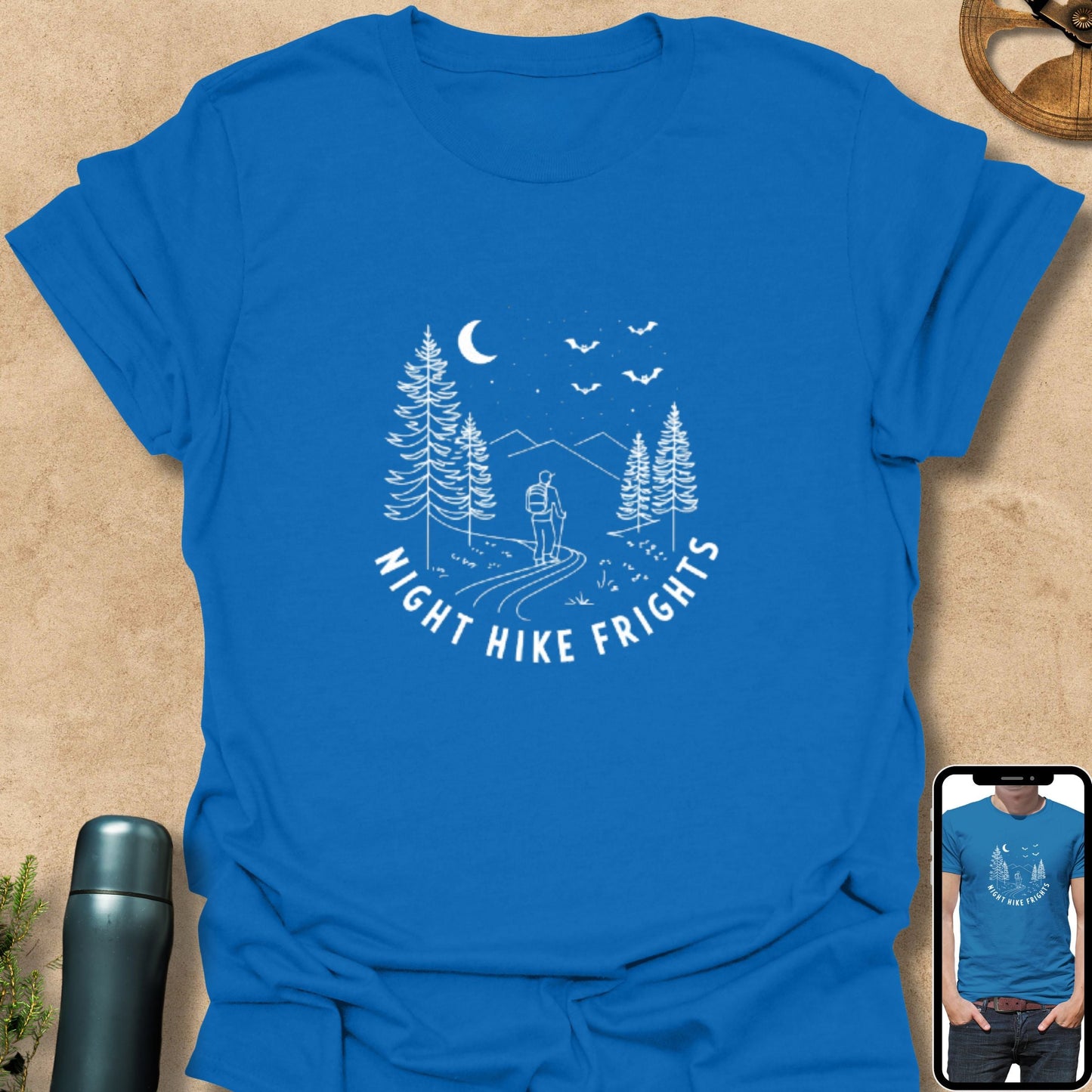 T-Shirt Royal / S Night Hike Frights