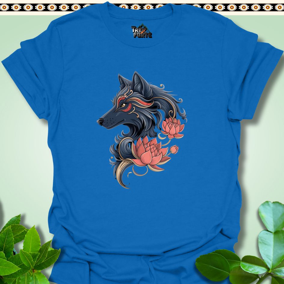 T-Shirt Royal / S Regal Blossom The Wolf's Gaze Funny T-Shirt | TrekForte Apparel