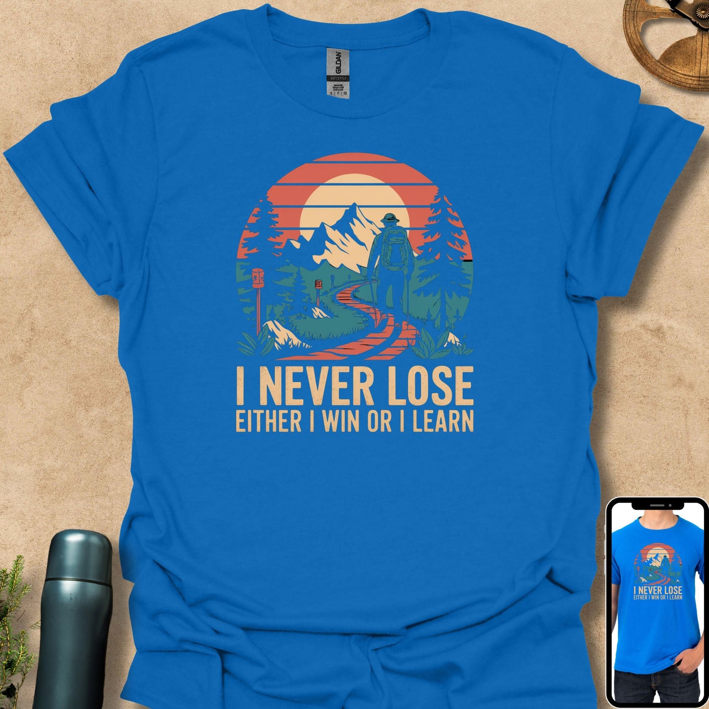 T-Shirt Royal / S Summit or Learn