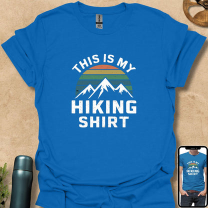 T-Shirt Royal / S This is My Hiking Tshirt