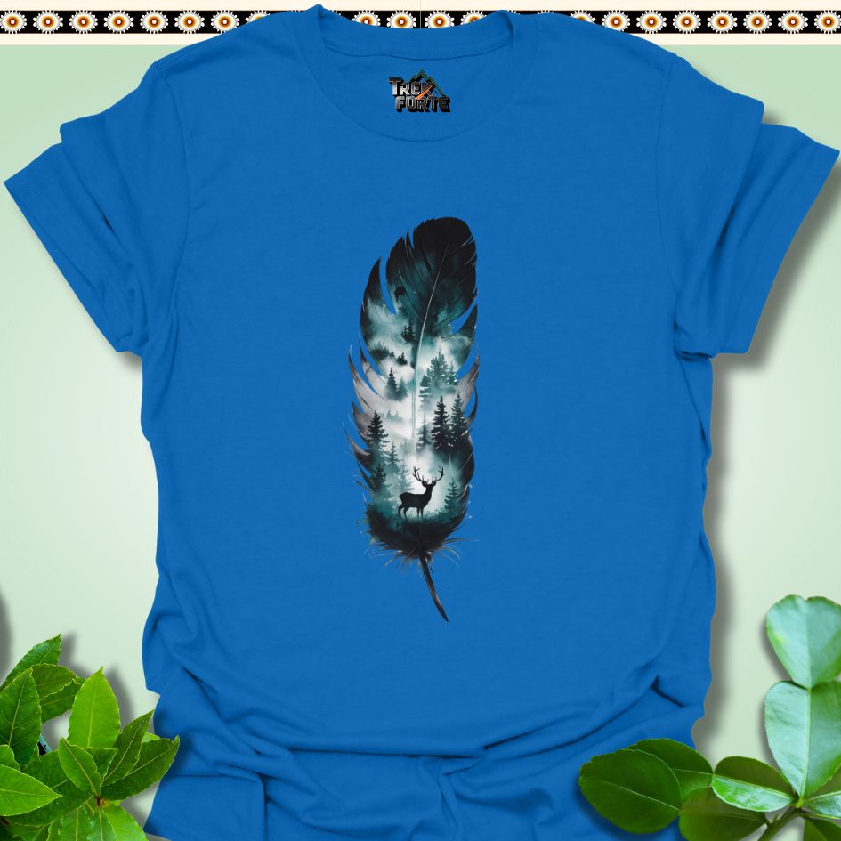 T-Shirt Royal / S Whispers of the Forest Feather