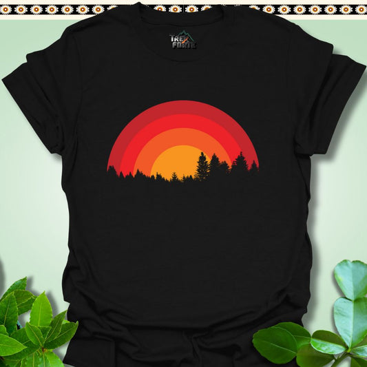 T-Shirt S / Black Radiant Forest Dawn T-Shirt