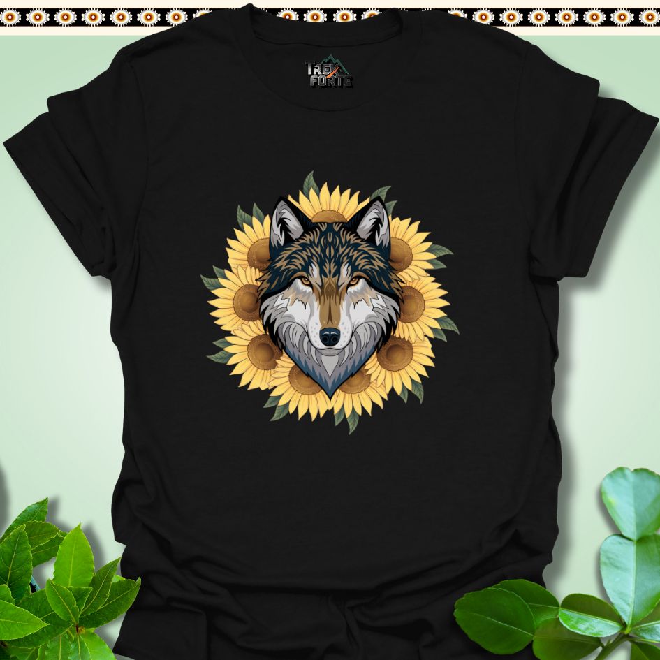 T-Shirt S / Black Wild Sunflower Majesty T-Shirt  TrekForte Adventure Apparel