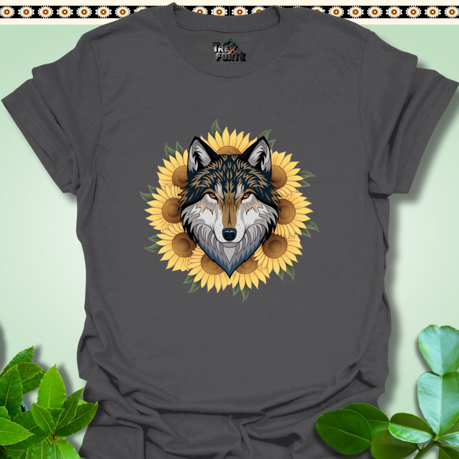 T-Shirt S / Charcoal Wild Sunflower Majesty T-Shirt  TrekForte Adventure Apparel