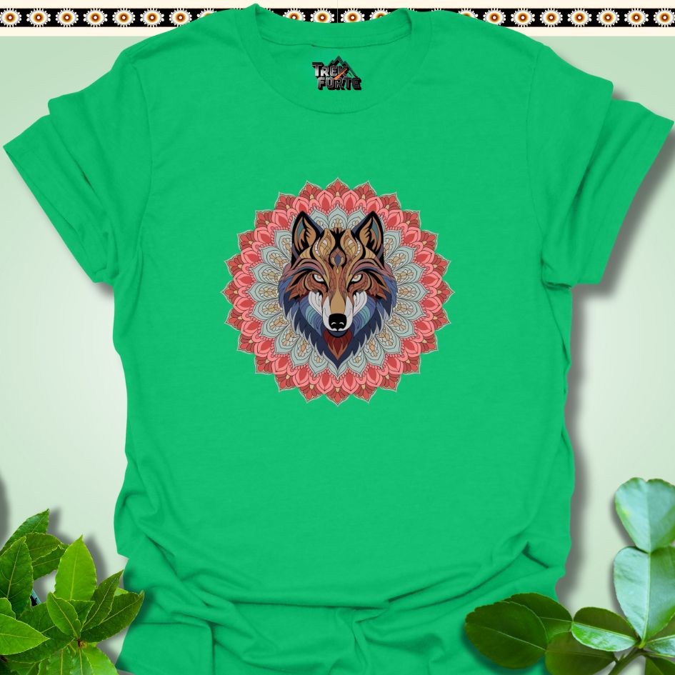 T-Shirt S / Irish Green Lupine Harmony Mandala Funny T-Shirt | TrekForte Apparel