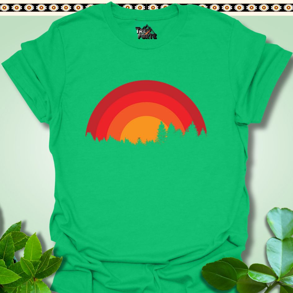 T-Shirt S / Irish Green Radiant Forest Dawn T-Shirt