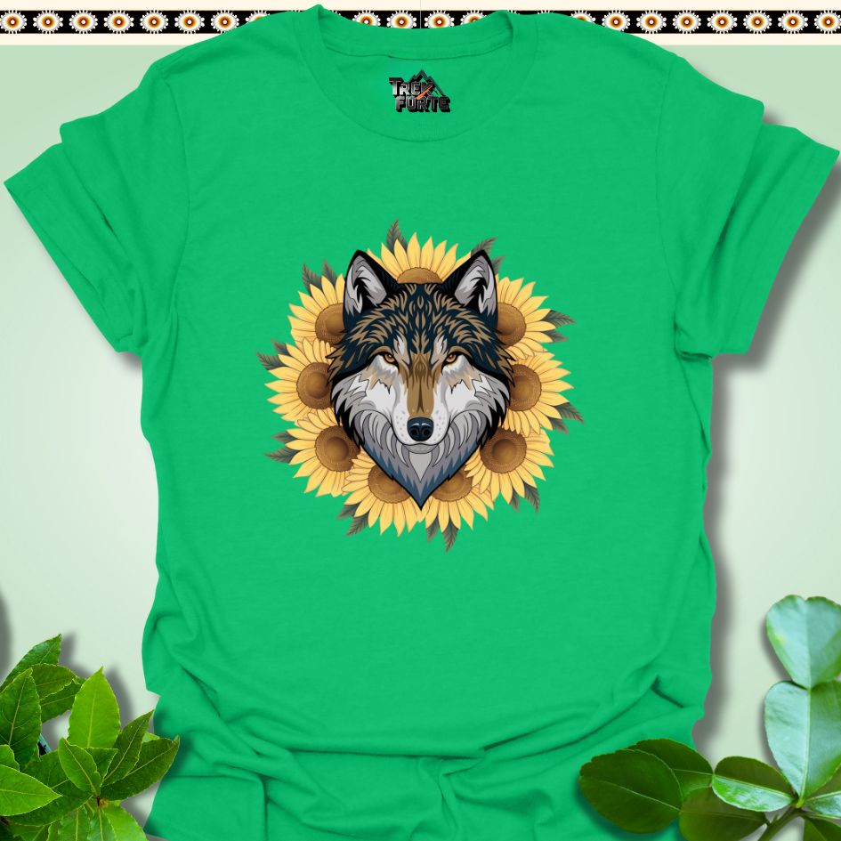 T-Shirt S / Irish Green Wild Sunflower Majesty T-Shirt  TrekForte Adventure Apparel