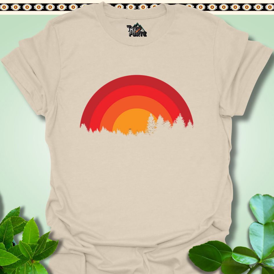 T-Shirt S / Natural Radiant Forest Dawn T-Shirt