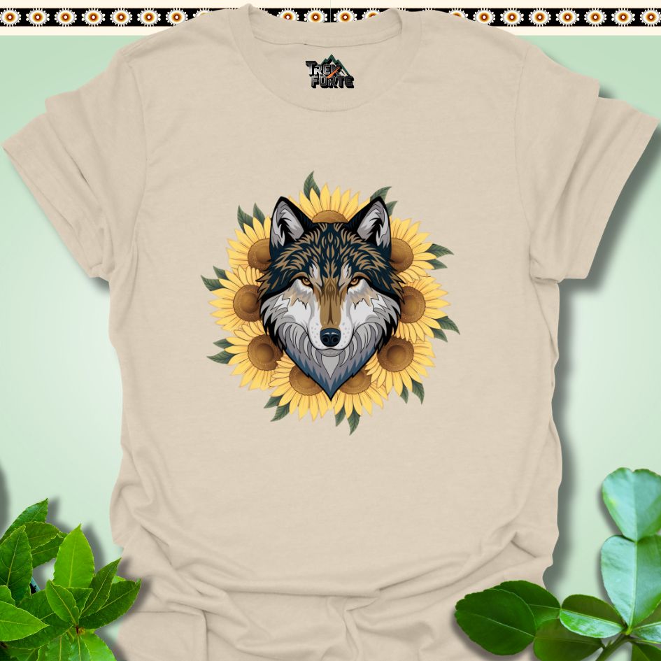 T-Shirt S / Natural Wild Sunflower Majesty T-Shirt  TrekForte Adventure Apparel