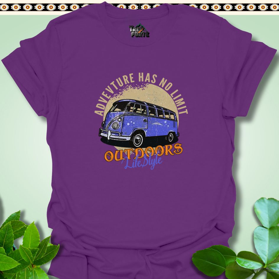 T-Shirt S / Purple Adventure Has No Limit Unisex T-Shirt