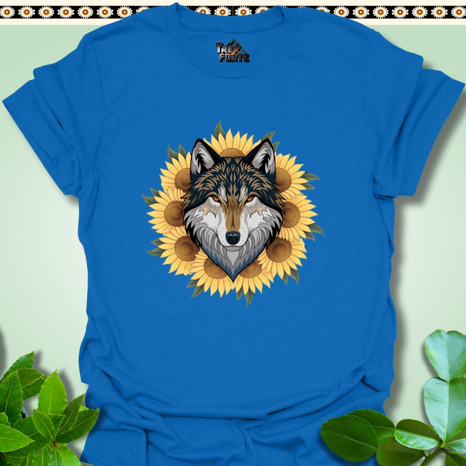 T-Shirt S / Royal Wild Sunflower Majesty T-Shirt  TrekForte Adventure Apparel