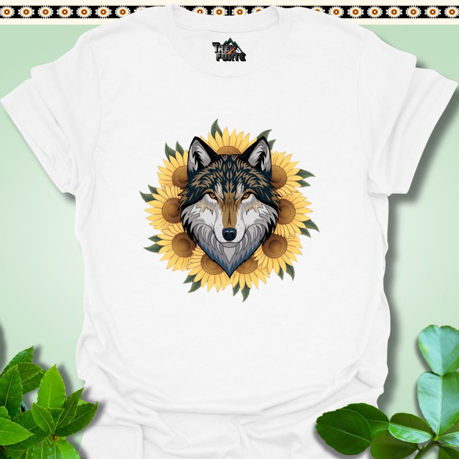 T-Shirt S / White Wild Sunflower Majesty T-Shirt  TrekForte Adventure Apparel