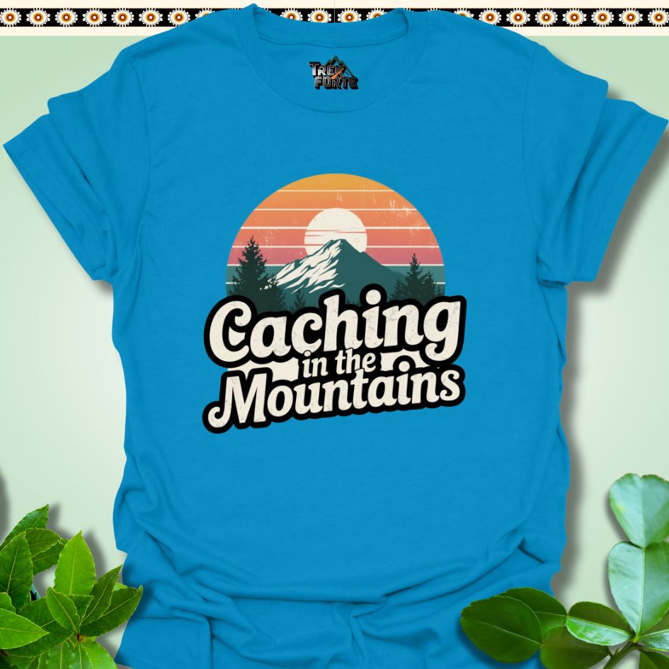 T-Shirt Sapphire / S Cashing in the Mountains Funny T-Shirt | TrekForte Apparel